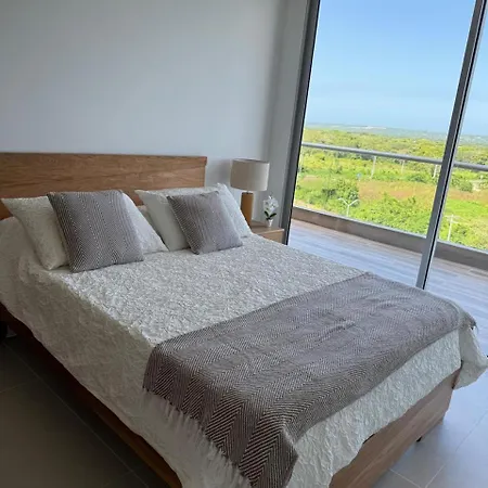 Apartamento Baia Kristal Penthouse Playa Artificial Más Grande De Colombia *